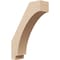 Ekena Millwork 3-inch W x 10-inch D x 14-inch H Imperial Rough Cedar Woodgrain TimberThane Knee Brace, Primed BRCUR03X10X14IMPRCPR - alternate 1